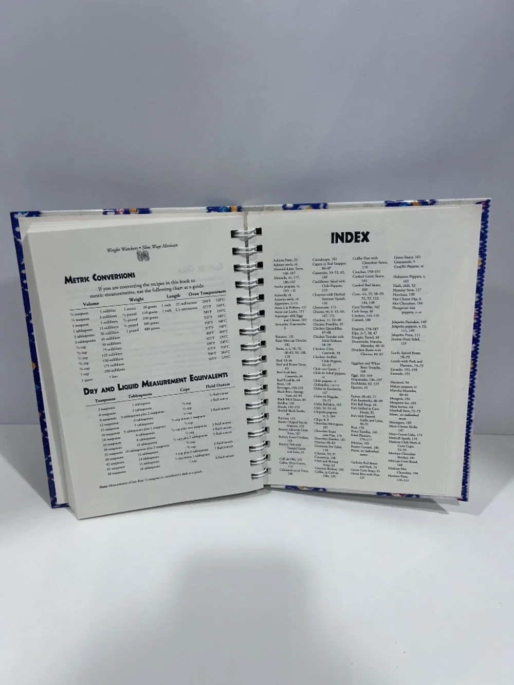 Vintage Weight Watchers Slim Ways Mexican Healthy recipe Cookbook-Hardcover 1996